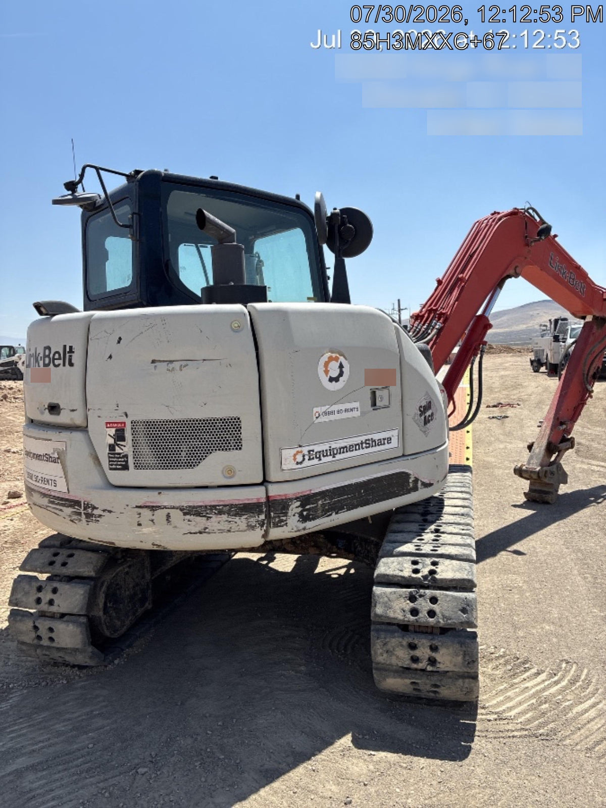 2020 Link-Belt 80X3EX EXC, 7'2" ARM, 17.7" RT, MFH(PJ)