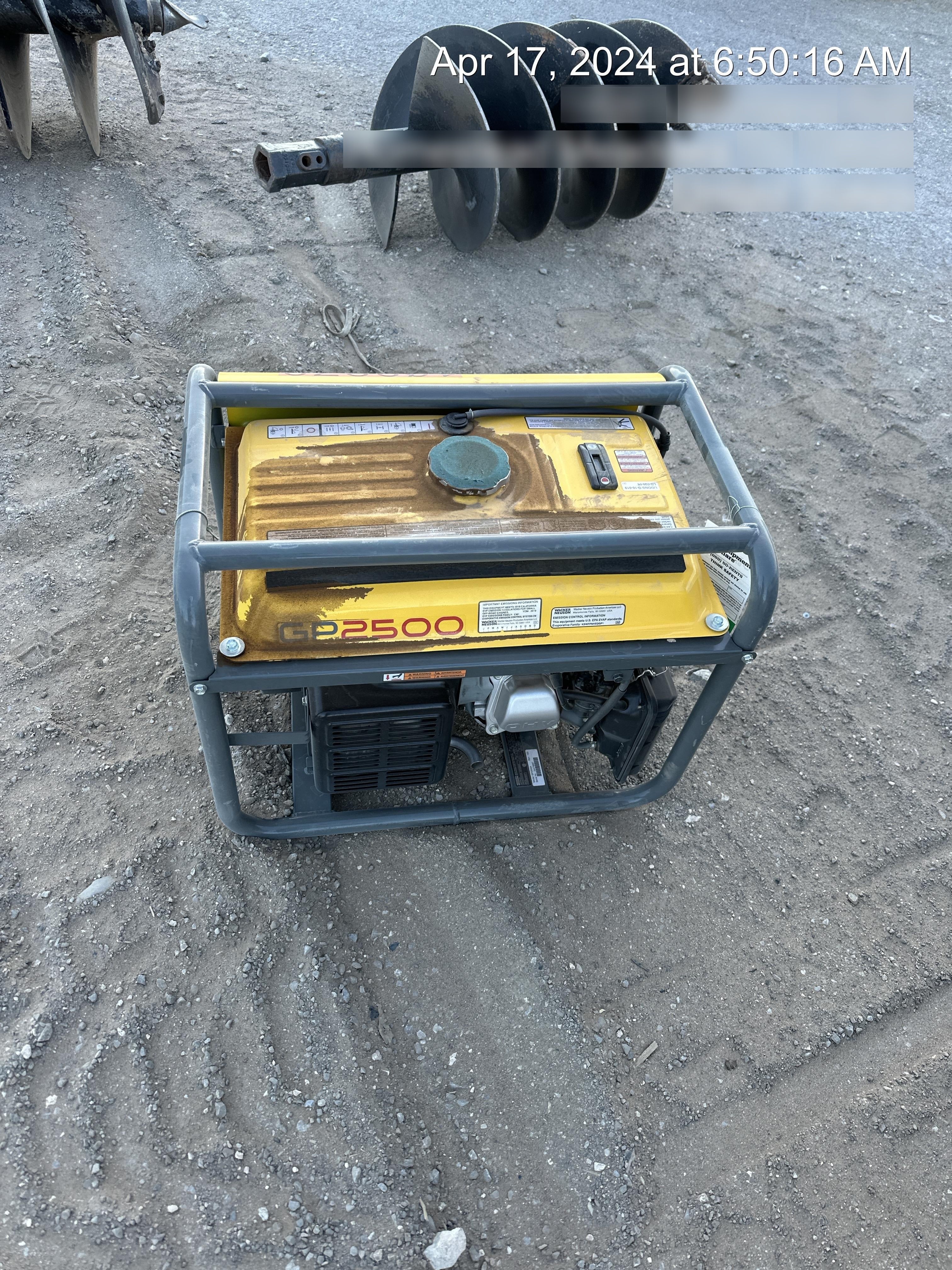 2020 WACKER NEUSON GP2500A