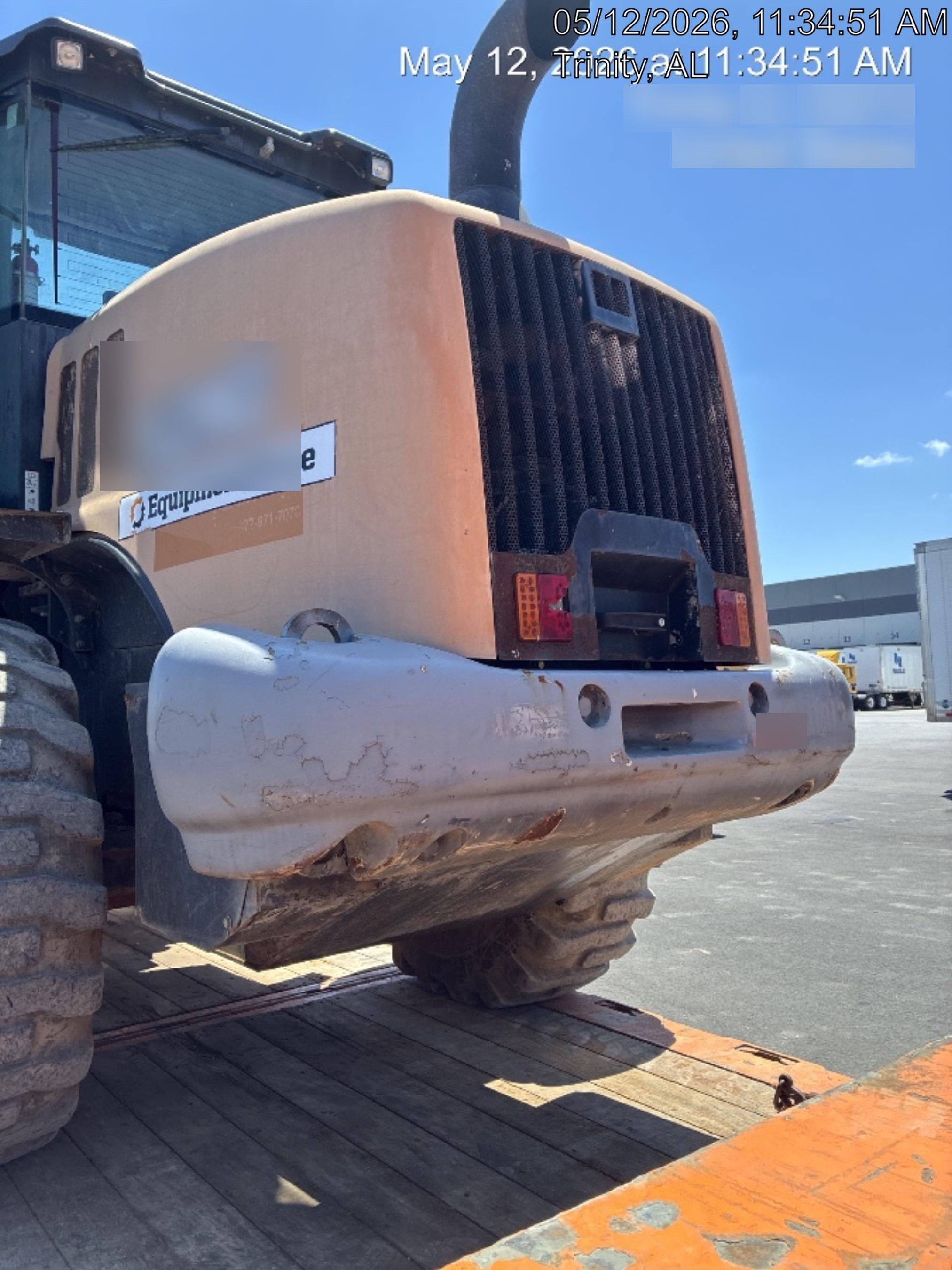 2018 Case 521G CLOSED CAB, JRB 416 STYLE HYD COUPLER
