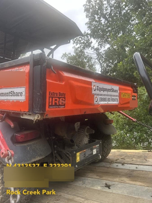 2022 Kubota RTV-X1140W-H Plastic Canopy, Windshield Acrylic Clear, LED Strobe Light, Wire Harness Kit, Back up Alarm