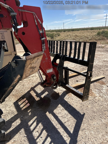 2019 Manitou MTA10055 MTA10055 - 120 HP T4, Canopy, Worklights/Strobe, Beacon, 66" Carriage, 60" Forks, Solid Tires, Lift Hook, Aux Hydraulics