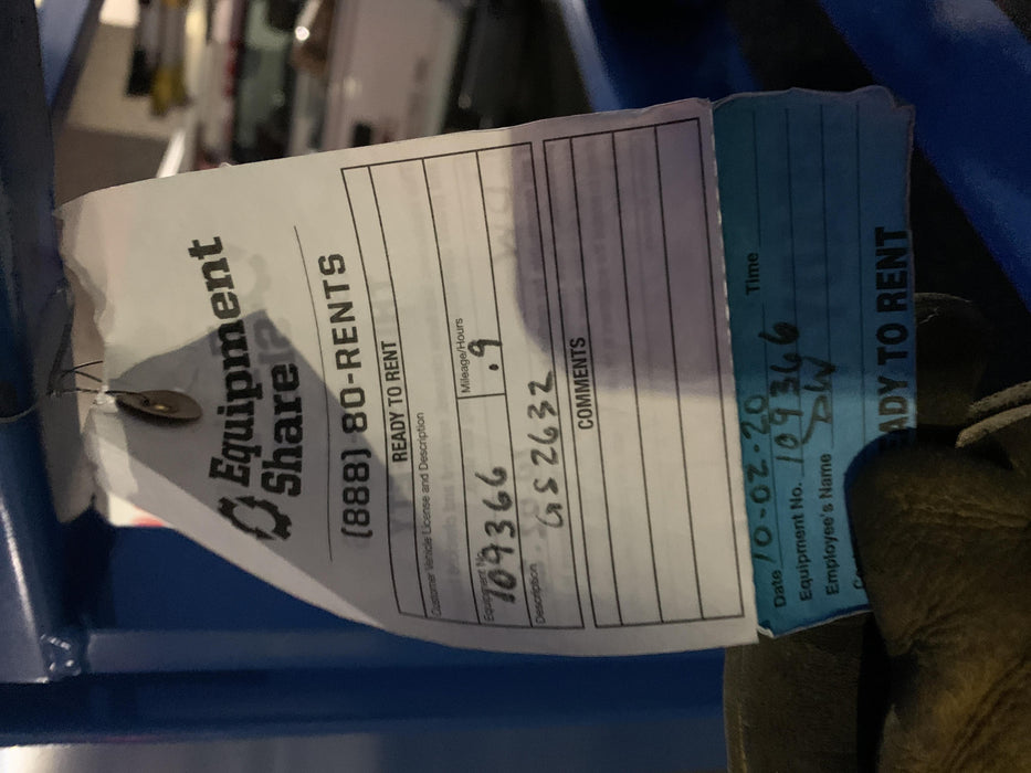 2020 Genie GS-2632 Solid NM Tires, Folding Rails with Half-Height Swing Gate, Beacon, 800W Invertor