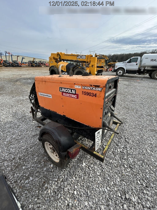 2021 Lincoln Electric Vantage 322 Vantage 322 Ready Pak 3 w/ Decals, ORANGE (includes trailer, cable rack, fender light kit) NO Telematics