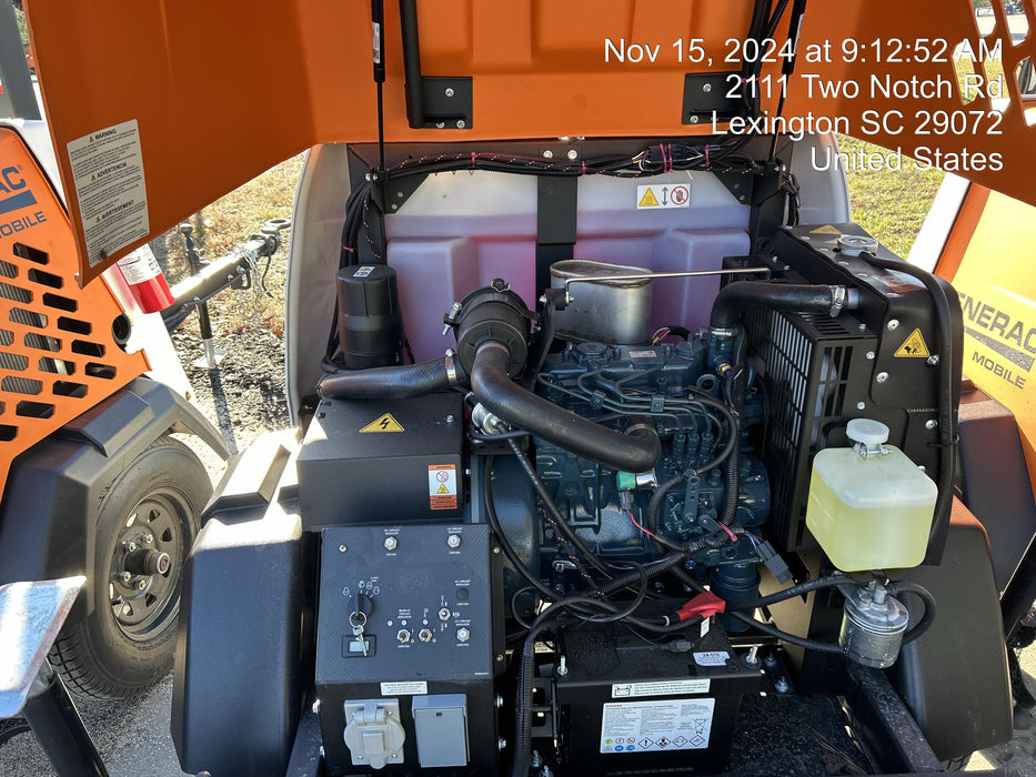 2024 Generac MLT6SKDS-STD4 ELEC WINCH Diesel, Electric Winch Mast, Powerzone Controller, (4) 320W LED Lights, 4kW Generator, 39.9 Gal Fuel Tank, 2" pintle, T3