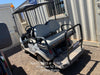 2022 Club Car CA100E Canopy, Fold down Windshield, Beacon, Back up Alarm, All-Trail Trials, HD 8 V Batteries, Trailer Hitch and Ball