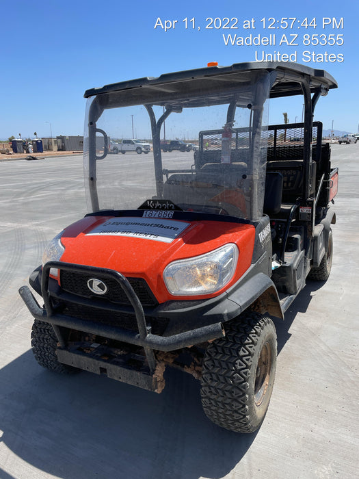 2021 Kubota RTV-X1140W-H Plastic Canopy, Windshield Acrylic Clear, LED Strobe Light, Wire Harness Kit, Back up Alarm