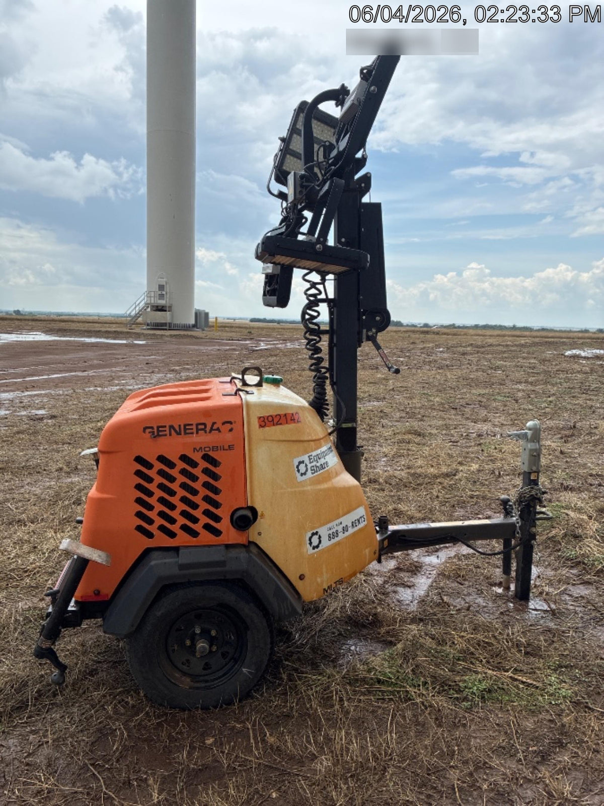 2024 Generac MLT2 Diesel, Flex Switch 120V Input, Powerzone Controller, 
(4) 320W LED Lights, 4kW Generator, 39.9 Gal Fuel Tank, 2" Ball, T3