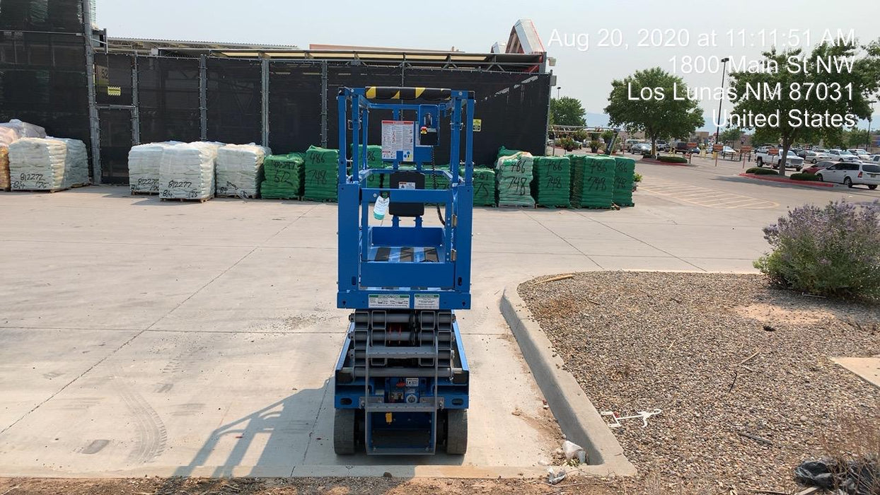 2020 Genie GS-1930 Solid Non Marking Tires, Beacon, Folding rails with half height swing gate