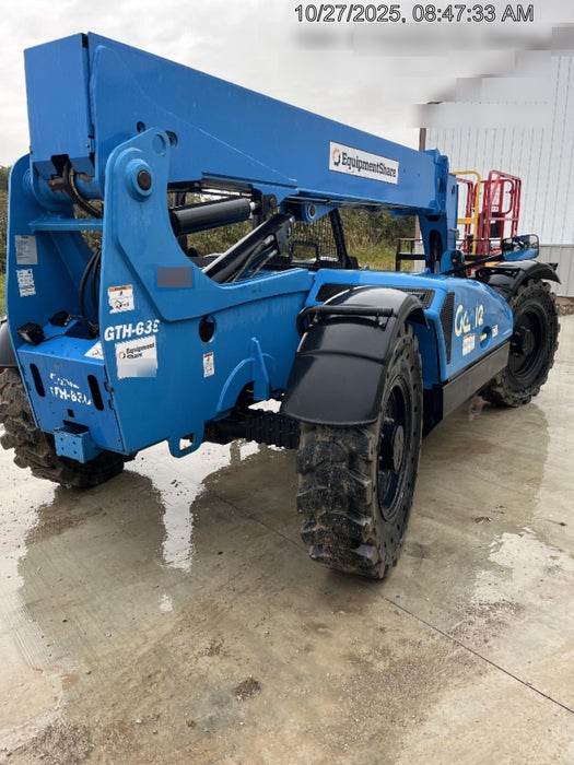 2018 Genie GTH-636 Genie GTH-636 w/Open ROPS, Work Lights, Solid Tires, RH Cab Mesh, Beacon, 48" Carriage and Forks