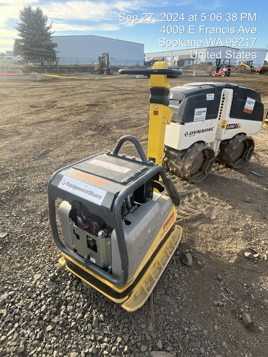 2024 Wacker Neuson DPU6555Heh Hatz Diesel, Reversible Plate Compactor, electric start