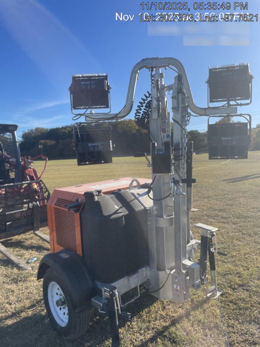 2024 Wanco WLTT-4MM4K Diesel, Deep Sea Controller, Shore Power Plug, Auto Start, (4) 350W LED Floodlights, 4kW Generator, 60 Gal Fuel Tank, 2" Ball, T3