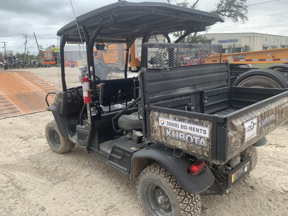 2020 Kubota RTV-X1140 CAMO, CANOPY, STROBE, BACK UP ALARM, WINDSHIELD, FIRE EXT