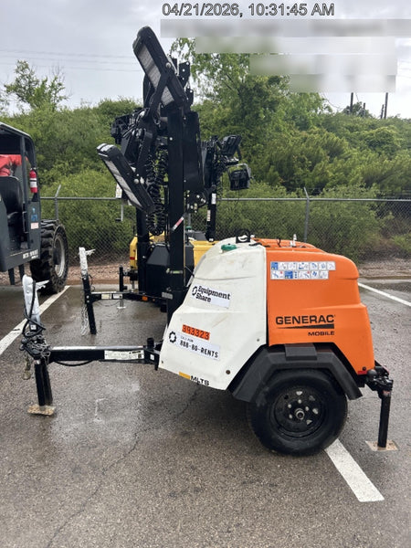 2024 Generac MLT2 Diesel, Flex Switch 120V Input, Powerzone Controller, 
(4) 320W LED Lights, 4kW Generator, 39.9 Gal Fuel Tank, 2" Ball, T3