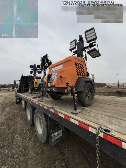 2024 Generac MLT2 Diesel, Flex Switch 120V Input, Powerzone Controller, 
(4) 320W LED Lights, 4kW Generator, 39.9 Gal Fuel Tank, 2" Ball, T3