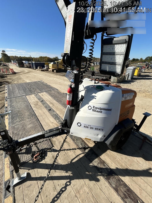 2023 Generac MLT2 Diesel, Flex Switch 120V Input, Powerzone Controller, 
(4) 320W LED Lights, 4kW Generator, 39.9 Gal Fuel Tank, 2" Ball, T3