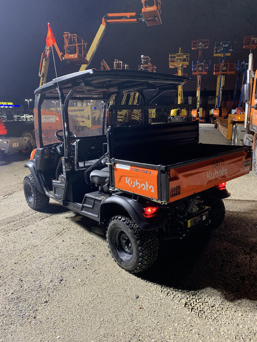 2021 Kubota RTV-X1140W-H Plastic Canopy, Windshield Acrylic Clear, LED Strobe Light, Wire Harness Kit, Back up Alarm