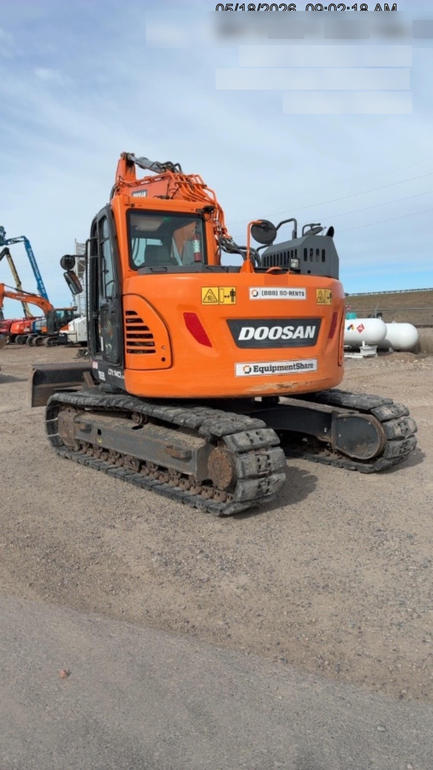 2019 DOOSAN DX140LCR-5