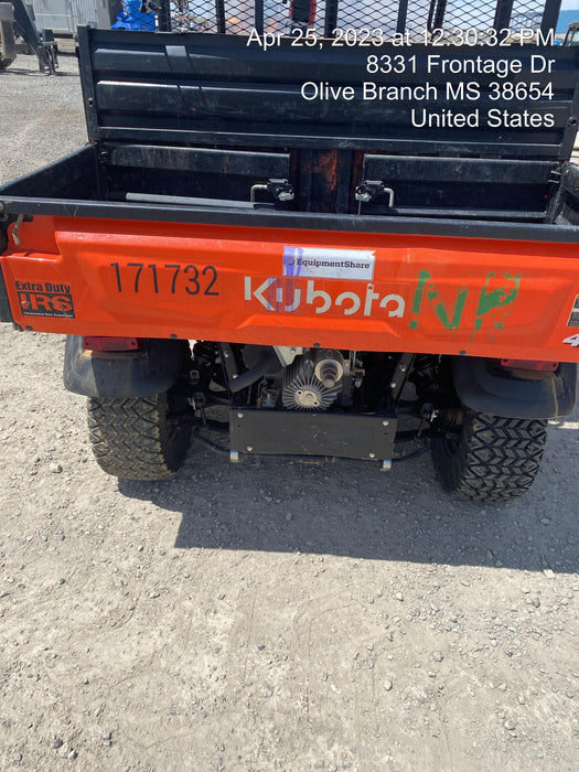 2021 Kubota RTV-X1140W-H Plastic Canopy, Windshield Acrylic Clear, LED Strobe Light, Wire Harness Kit, Back up Alarm