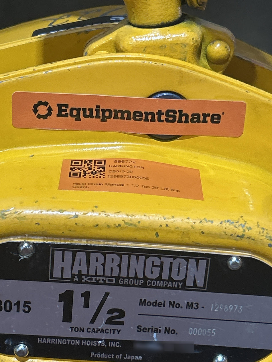 2025 HARRINGTON CB015-20