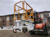 Custom Equipment HB-1430 Hy-Brid Scissor Lift
Platform capacity up to 670 lbs
Working height up to 20 ft
Weighs under 1,700 lbs
Non-marking wheels
