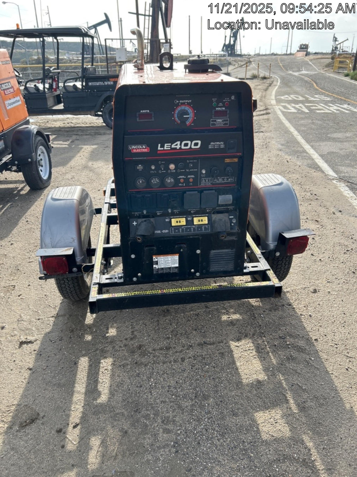 2022 Lincoln Electric LE400 Kubota V1505, Trlr, Cable Rack, Light Kit, ES Decals, T3