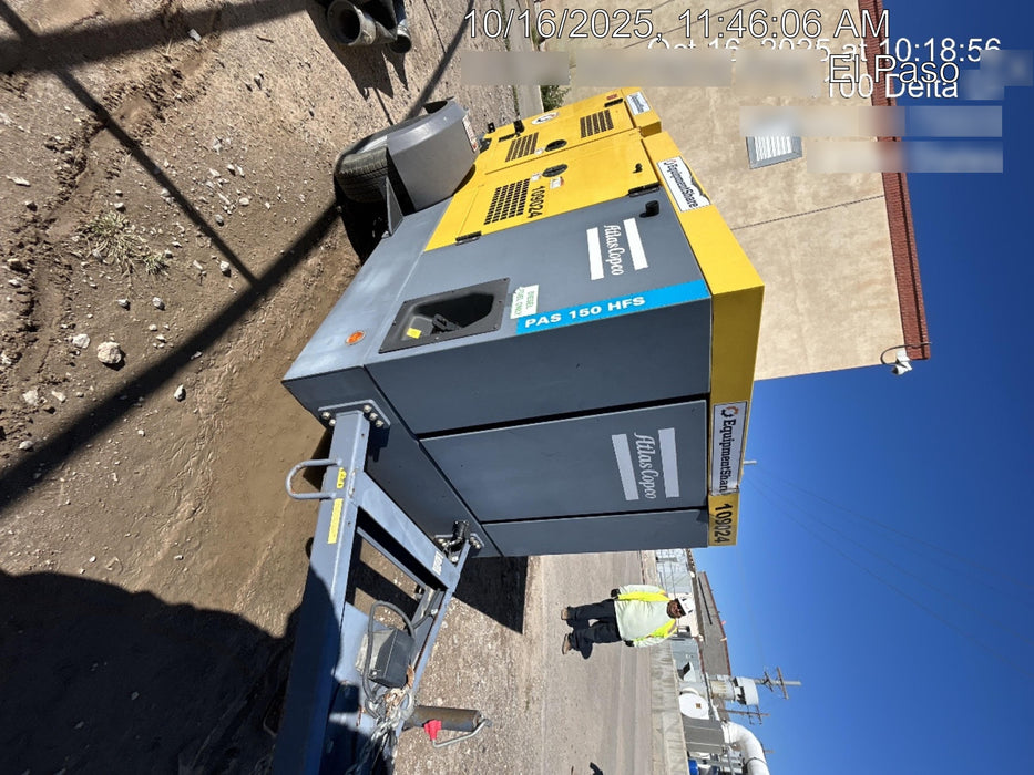 2020 ATLAS COPCO PAS 150 HF CS Enclosed
