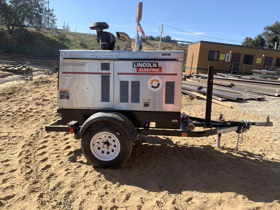 2021 Lincoln Electric Air Vantage 566 Air Vantage 566X Ready Pak 3 (includes trailer, cable rack, fender light kit); no telematics