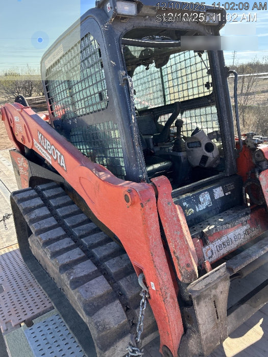 2019 Kubota SVL95-2SC Cab/Heat/Air, Standard Tracks, Standard Flow, Hydraulic QC 80" HD w/ Smooth Cutting Edge