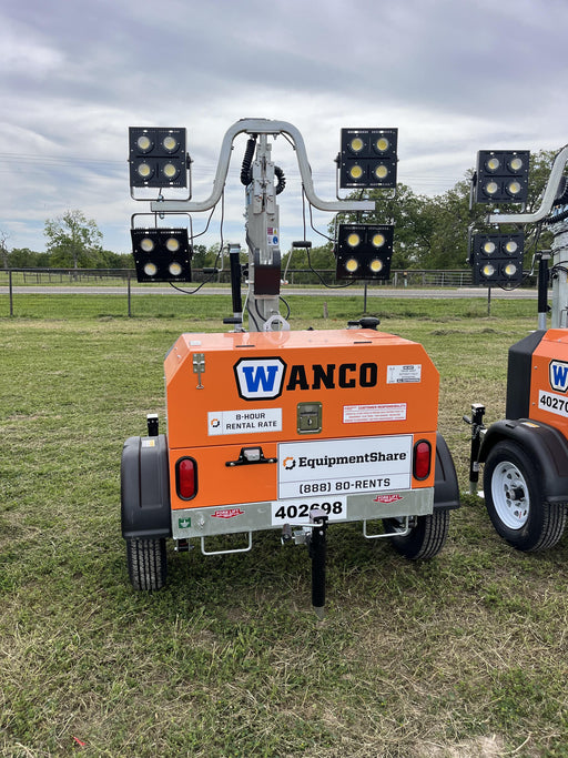 2024 Wanco WLTT-4MM4K Diesel, Deep Sea Controller, Shore Power Plug, Auto Start, (4) 350W LED Floodlights, 4kW Generator, 60 Gal Fuel Tank, 2" Ball, T3