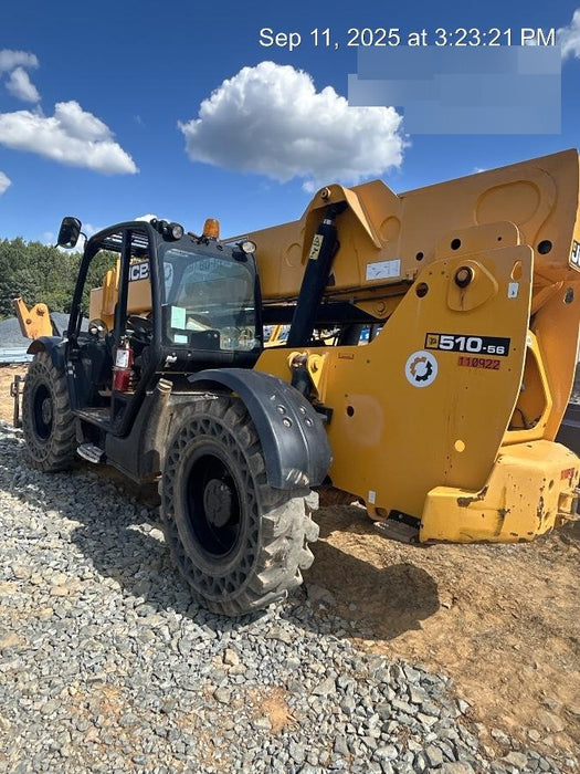 2020 JCB 510-56 Canopy, Solid Tires, Work Lights, Beacon, Aux Hydraulics, Back up Alarm, Lifting Eye, ES Decals