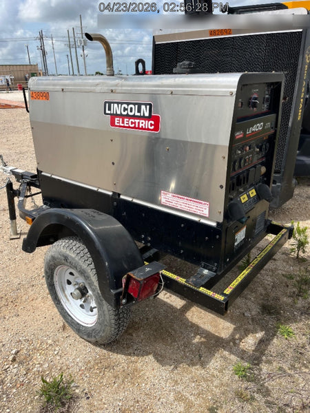 2024 Lincoln Electric LE400 Kubota V1505, Trlr, Cable Rack, Light Kit, ES Decals, T3