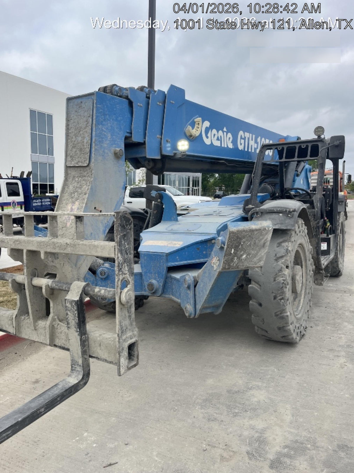 2017 Genie GTH-1056 Genie GTH1056, Solid Tires, 60" carriage, Light Kit, Open ROPS