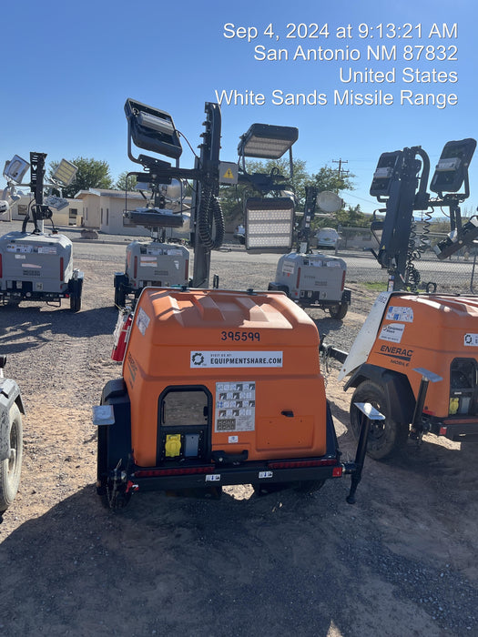 2024 Generac MLT2 Diesel, Flex Switch 120V Input, Powerzone Controller, 
(4) 320W LED Lights, 4kW Generator, 39.9 Gal Fuel Tank, 2" Ball, T3