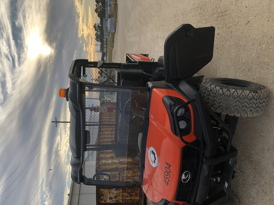 2019 Kubota RTV-XG850WL-H 4wd Utility Cart, Gas, 2 Seat, LED Strobe, Windshield Tempered Glass, Plastic Canopy, Wire Harness Kit, Backup Alarm