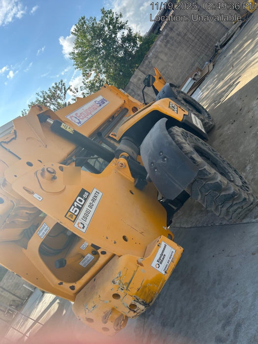 2019 JCB 510-56 JCB 510-56 74 HP w/Open ROPS, Beacon, Aux Hydraulics, Worklights, Solid Tires