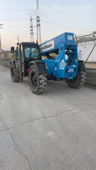 2020 Genie GTH-636 Cab/Heat/Air, Solid Tires, Work Lights, Beacon, Aux Hydraulics, Back up Alarm
