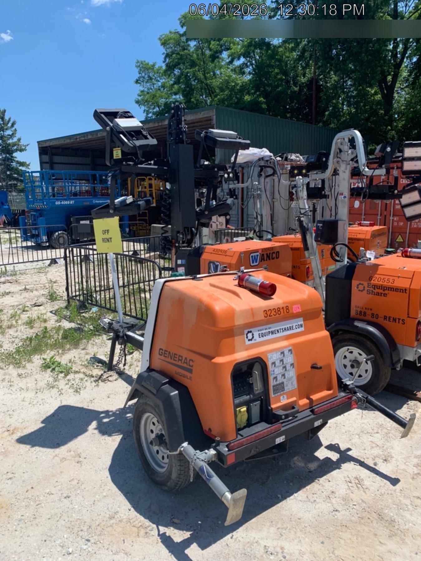 2023 Generac MLT2 Diesel, Flex Switch 120V Input, Powerzone Controller, (4) 320W LED Lights, 4kW Generator, 39.9 Gal Fuel Tank, 2" Ball, T3