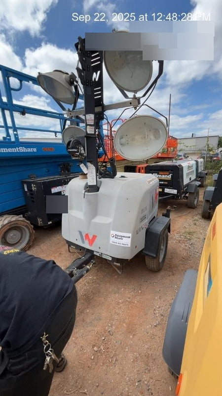 2018 Wacker Neuson LTV6L-MH Wacker Neuson LTV6L Mobile Light Tower w/Fuel Level Sensor Installed