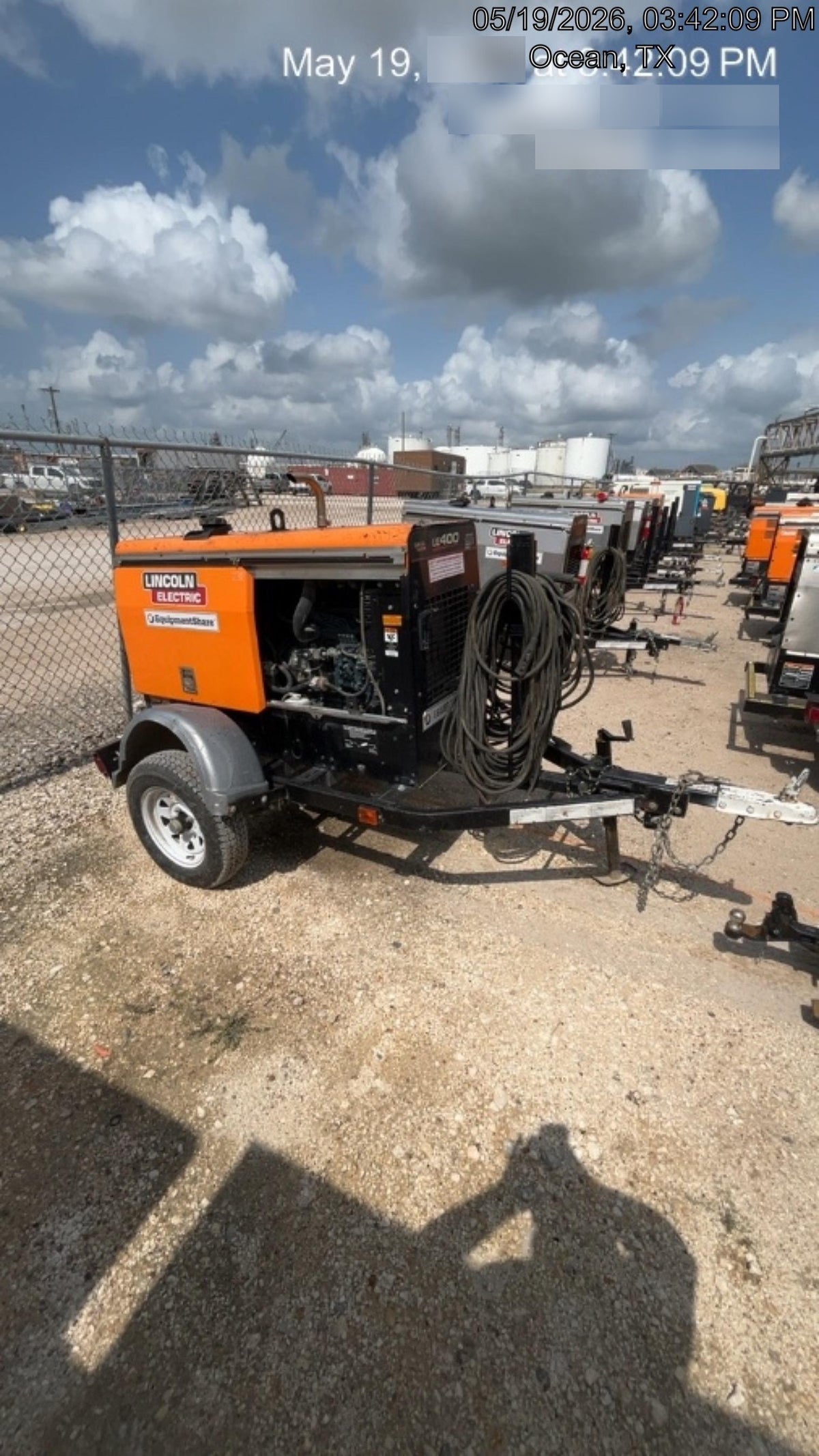 2023 Lincoln Electric LE400 Kubota V1505, Trlr, Cable Rack, Light Kit, ES Decals, T3