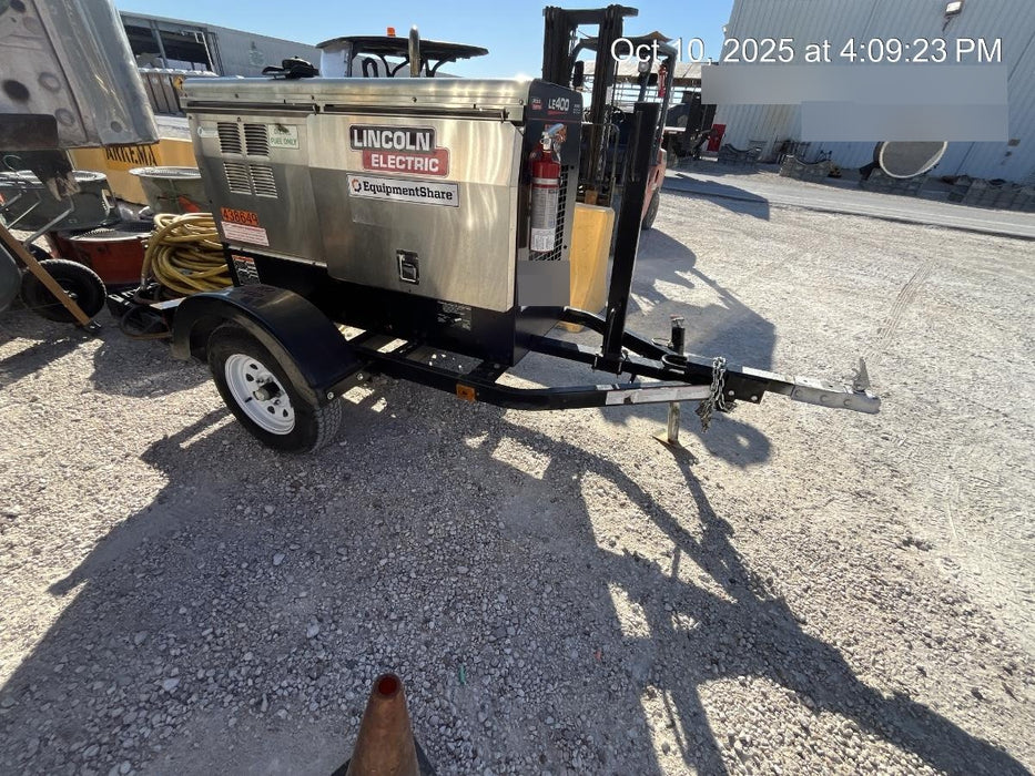 2024 Lincoln Electric LE400 Kubota V1505, Trlr, Cable Rack, Light Kit, ES Decals, T3