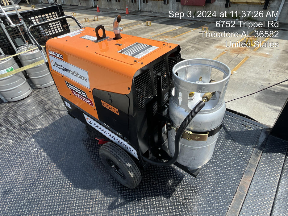 2024 Lincoln Electric Ranger 305 LPG Ranger 305 LPG (KOHLER) ONEPAK K5448-1 ES Orange