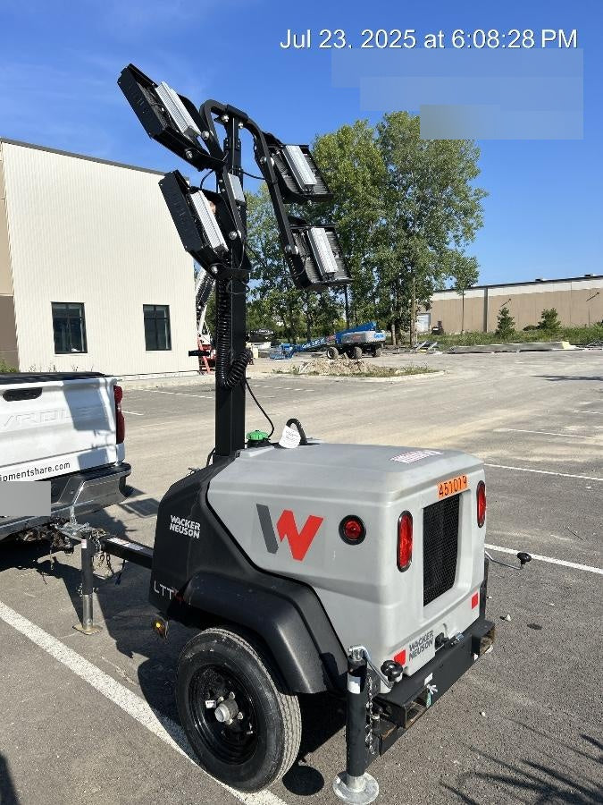 2024 Wacker Neuson LTT4 Diesel, Kohler KDW702, Deep Sea Controller, Auto Start, LED 320W, Bypass Outlet, T3