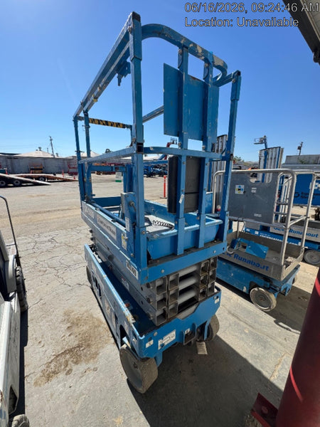 2020 Genie GS-1930 Solid Non Marking Tires, Beacon, Folding rails with half height swing gate, 800W Inverter
