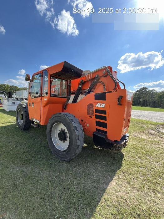 2019 Skytrak 6036 Cab/Heat/Air, Solid Tires, LED Work Lights, Beacon w/50" Carriage, 48" Pallet Forks