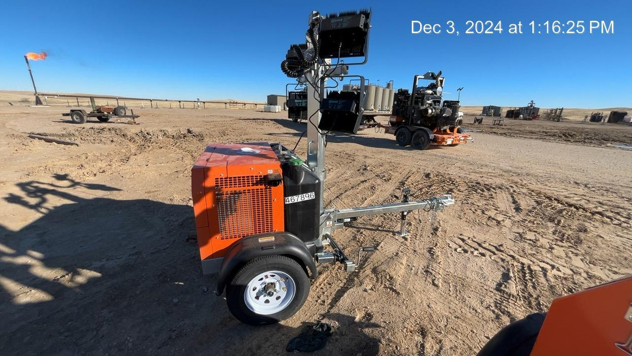 2024 Wanco WLTT-4MM4K Diesel, Deep Sea Controller, Shore Power Plug, Auto Start, (4) 350W LED Floodlights, 4kW Generator, 60 Gal Fuel Tank, 2" Ball, T3