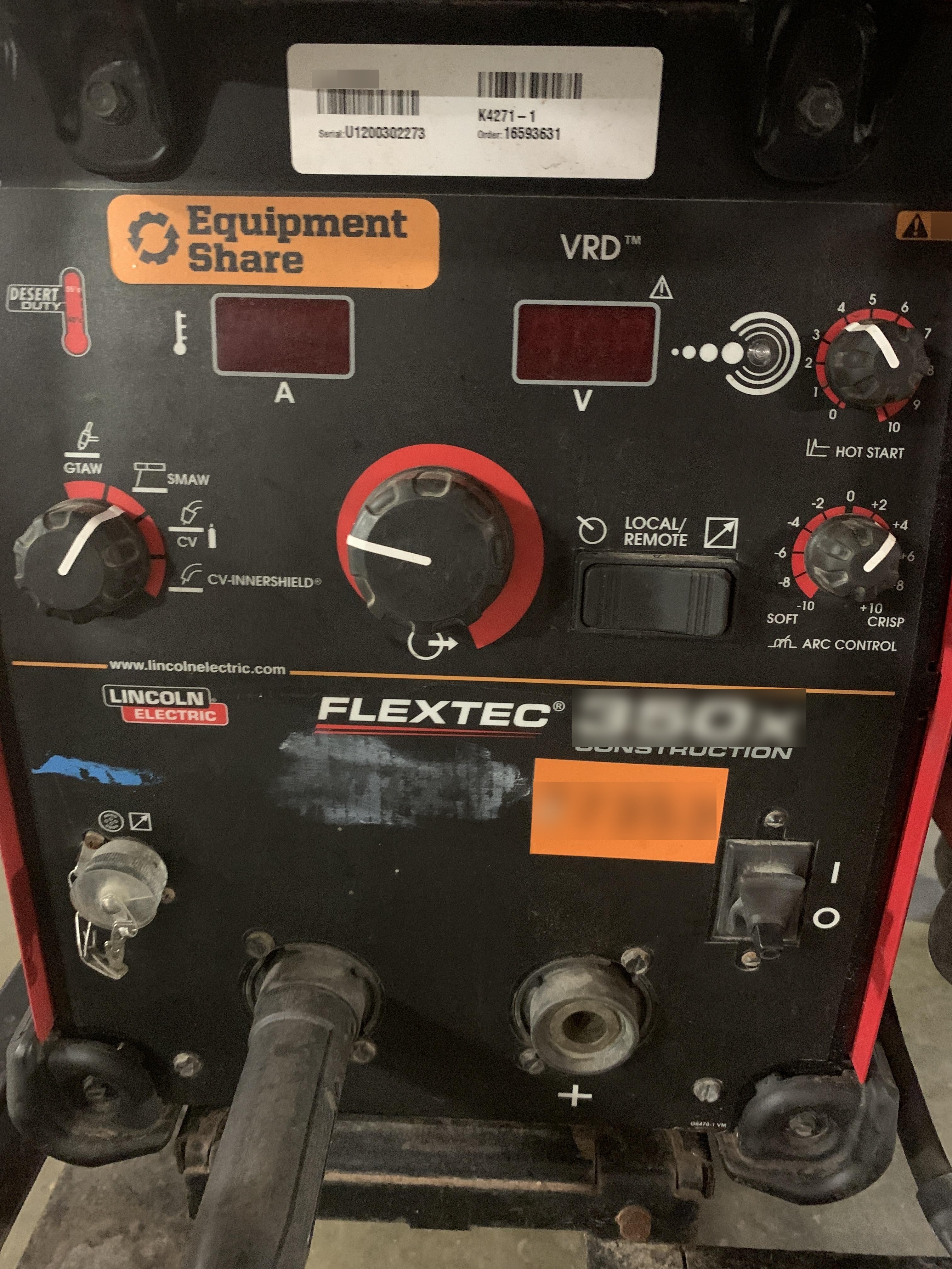 2020 LINCOLN ELECTRIC FLEXTEC 350X