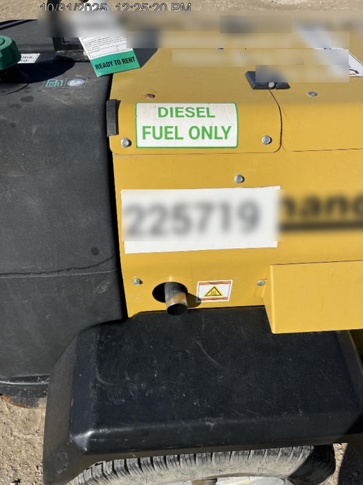 2022 Allmand NLV3GR (4) LED Light Fixture 350W, 23' Vertical Mast, 3kW Prime, Towable, Deep Sea L401, Leveling Jacks, Yanmar T4F 5.8hp