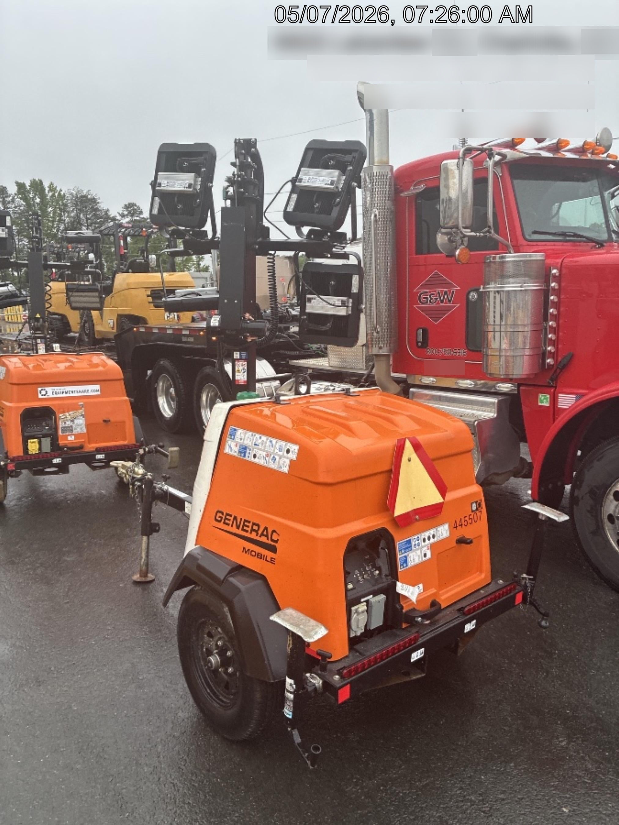 2024 Generac MLT6SKDS-STD4 ELEC WINCH Diesel, Electric Winch Mast, Powerzone Controller, (4) 320W LED Lights, 4kW Generator, 39.9 Gal Fuel Tank, 2" pintle, T3