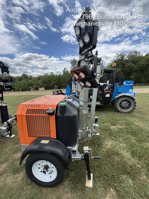 2024 Wanco WLTT-4MM4K Diesel, Deep Sea Controller, Shore Power Plug, Auto Start, (4) 350W LED Floodlights, 4kW Generator, 60 Gal Fuel Tank, 2" Ball, T3