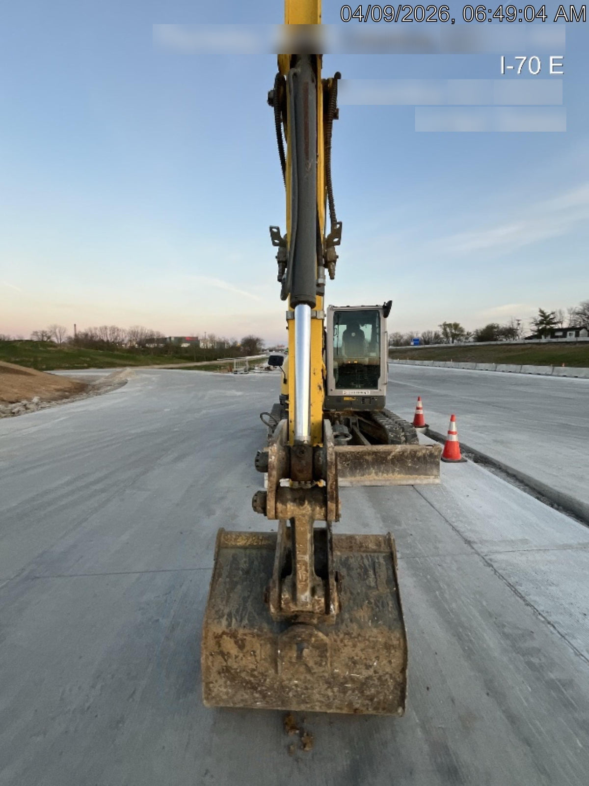 Wacker Neuson ET90 Cab, Long Dipperstick, Track, Bucket